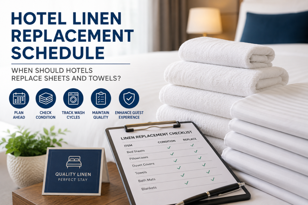 hotel linen replacement schedule