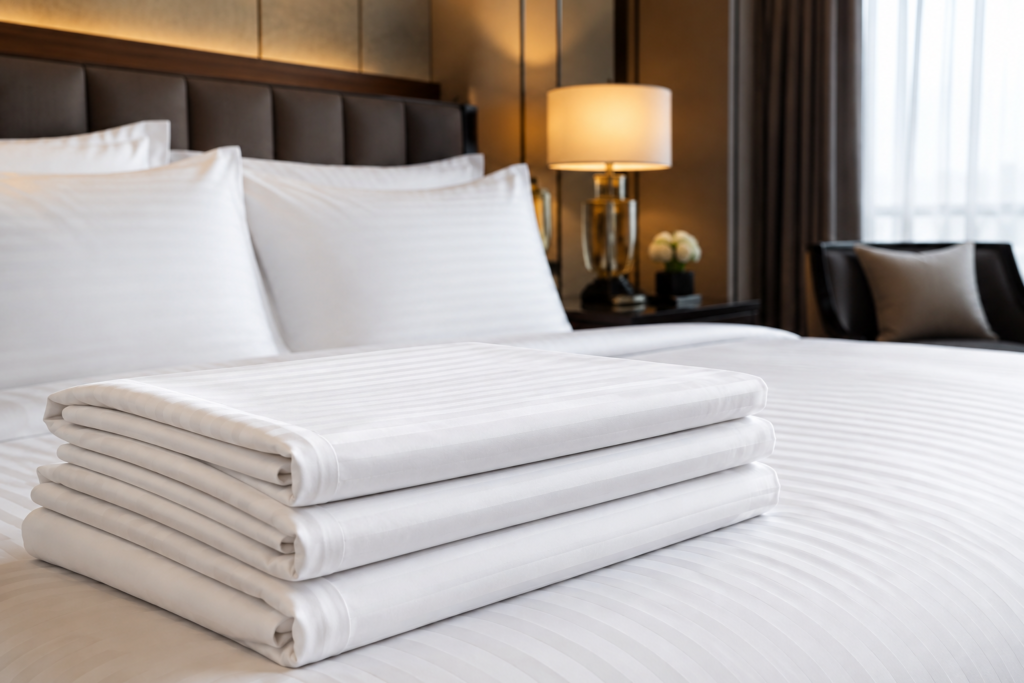 what kind of sheets do hotels use