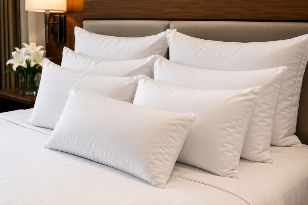 what kinds of pillows do hotels use