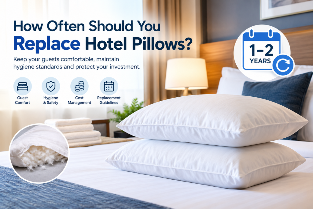 how often should you replace hotel pillows