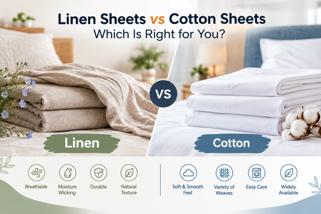 linen sheets vs cotton sheets