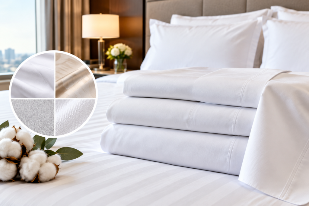 what are hotel sheets made of