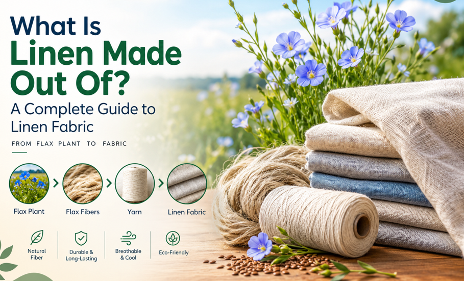 what is linen made out of